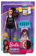 Lalka Barbie Opiekunka Zestaw Lalki Czas na sen /Mattel