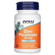 NOW FOODS ZINC PICOLINATE CYNK PIKOLINIAN 50mg 60