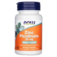 Now Foods Zinc Picolinate (pikolinian cynku) 50 mg