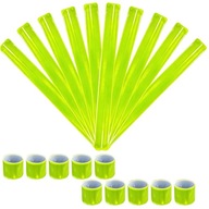 СВІТЛОВІДБИВАЮЧИЙ БРАСЛЕТ ВЕЛОСИПЕДНИЙ САМОБЛОКУВАЛЬНИЙ ПОПЕРЕДЖУВАЛЬНИЙ 40СМ