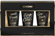 Grace Cole GC Homme čistiaci gél na pleť 100 ml + šampón 100 ml + umývací g