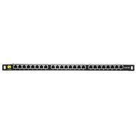 Patch panel 19'' Netrack 24-porty kat. 5e FTP, 0,5U z półką