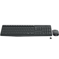 Zestaw klawiatury i myszy Logitech MK235, bezprzewodowy, mysz w zestawie, b