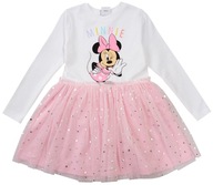 MYSZKA MINNIE SUKIENKA TIUL BROKAT 128 R408K