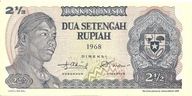 2,5 Rupii 1968 - UNC