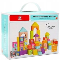 Drevené kocky ABECEDA- Top Bright hračka skladačka abeceda učenie zábava