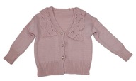 Sweter sweterek RÓŻOWY 110-116 cm 5-6 lat
