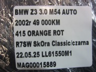 BMW Z3 E36 cover PRZECIWSLONECZNA black left visor visor 8410185