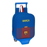 Školská taška s kolieskami F.C. Barcelona M280 Kaštaľ