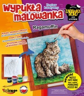 Konvexná maľovanka - Mačka Ragamuffin
