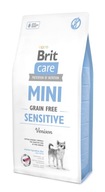 Brit Care MINI Grain Free Sensitive Venison Krmivo pre psa Divina 7kg