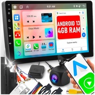 RADIO SAMOCHODOWE 2 DIN ANDROID AUTO CARPLAY 4GB/64GB WIFI RDS DSP 10"