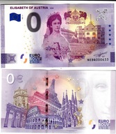 Banknot 0-euro- Austria 2021-3 Elisabeth of Austri