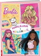 Naklejam i koloruję Barbie