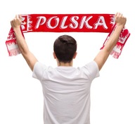 Szalik Kibica POLSKA Polski Reprezentacja Mecz Euro Kibicuj Naszym 130 cm