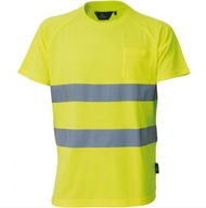 Koszulka Robocza T-Shirt Vizwell Żółta r. L