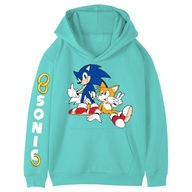 Sonic 2 Bluza z kapturem Dziecięca Gruba Miękka