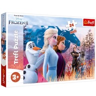 PUZZLE FROZEN KRAINA LODU MAGICZNA WYPRAWA 24 MAXI