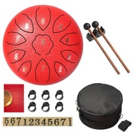 3/6/8 Inch Steel Tongue Drum Set Handpan Drum Pad Tank with Drumstick