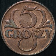 5 groszy 1925 - około menniczy egzemplarz