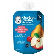 Gerber mus jabłko-gruszka-malina-jagoda 80 g