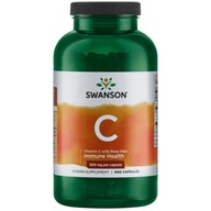 SWANSON WITAMINA C z DZIKĄ RÓŻĄ 500 mg 400 kaps !!