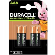 4x AKUMULATORKI baterie AAA R3 HR03 900mAh akumulator RECHARGEABLE Duracel