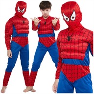 SPIDERMAN STRÓJ KARNAWAŁOWY DLA CHŁOPCA NA BAL PRZEBIERAŃCÓW 122 / 128