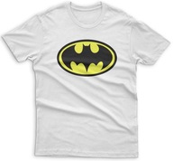 KOSZULKA T-SHIRT DZIECIĘCA BIAŁA BATMAN [3XS] 92cm - DUŻY WYBÓR