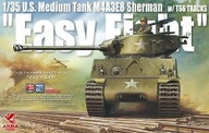 M4A3E8 Sherman Easy Eight with T66 Tracks 1:35 Asuka 35-020