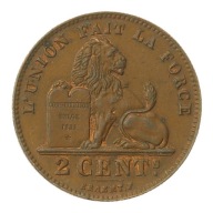 [M31972] Belgium 2 centime 1909