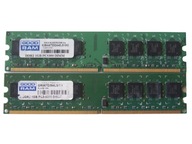 Pamięć DDR2 2GB 667MHz PC5300 Goodram 2x 1GB Dual