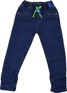 NORTH WIND OCIEPLANE Spodnie Jeans z Gumką w Pasie 134/140cm