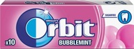 ORBIT BUBBLEMINT GUMA DO ŻUCIA BEZ CUKRU 14 G