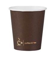 Papierové poháre s potlačou coffee 4 you 300 ml