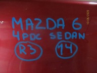 bumper MAZDA 6 16r sedan 4X PDC rear part rear