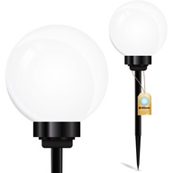 LAMPA SOLARNA Ogrodowa LED LAMPKA Wbijana KULA KULKA 20cm SZPIKULEC