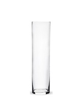 Wazon szklany tuba rura cylinder 40 x 10 cm