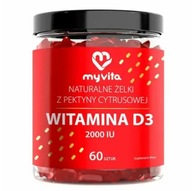 Prírodné gély Vitamín D3 2000IU MyVita 60 gélov Imunita