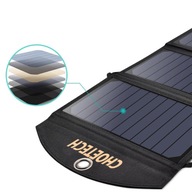 Choetech składana ładowarka solarna słoneczna fotowoltaiczna 19W 2x USB 2,4