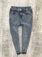 F&F * spodnie jeans rurki * 122-128 6-7