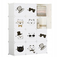 MODULÁRNA SKRIŇA, VEĽKÁ DETSKÁ SKRINKA, PRIESTRANNÁ NA OBLEČENIE A HRAČKY