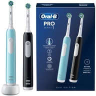 Elektrická zubná kefka Oral-B Pro  1 Duo čierna a modrá