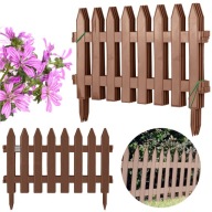 KERTI KERÍTÉS 3,22 M GYEPSZEGÉLY PALÁNK BARNA KERTI