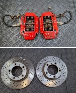 caliper front left + right BREMBO + discs 318 PORSCHE BOXSTER CAYMAN S 987