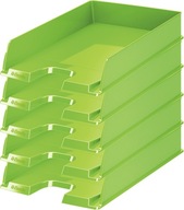 Półka szuflada tacka na dokumenty A4 Zielony x5