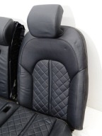 seat rear part rear OPARCIE armrest AUDI A8 S8 D4 ROMBY leather black
