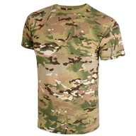 T-SHIRT MĘSKI KOSZULKA POD MUNDUR BAWEŁNIANA TEXAR KAMUFLAŻ MULTICAM M