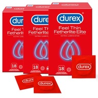 DUREX prezerwatywy Fetherlite Elite 54 szt ZESTAW