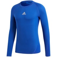 Koszulka męska adidas Alphaskin Sport LS Tee niebieska CW9488 S